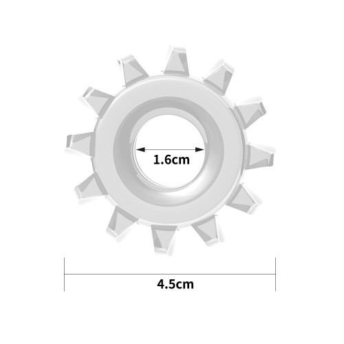 Эрекционное прозрачное кольцо Power Plus Cock Ring
