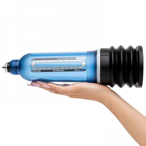 Гидропомпа Bathmate HYDROMAX9, ABS пластик, голубая, 32,5 см (аналог Hydromax X40)