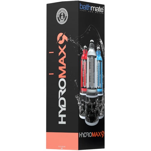 Гидропомпа Bathmate HYDROMAX9, ABS пластик, голубая, 32,5 см (аналог Hydromax X40)
