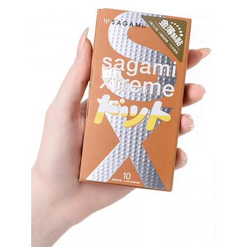 Презервативы усиливающие ощущения Sagami Xtreme Feel Up 10 шт