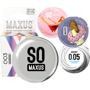 Презервативы Maxus №3 Extreme Thin экстремально тонкие