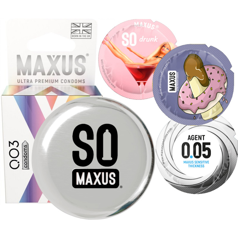 Презервативы Maxus №3 Extreme Thin экстремально тонкие