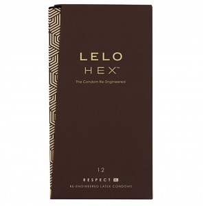 Презервативы Lelo Hex Respect XL увеличенного размера 12 шт