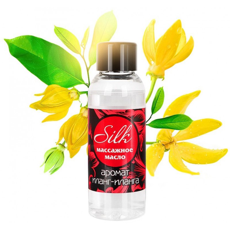 Массажное масло Silk с ароматом иланг-иланга 50 мл