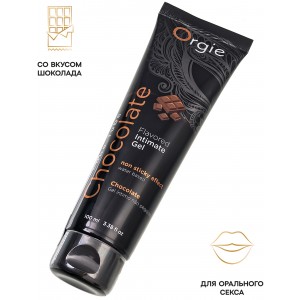 Интимный гель ORGIE LUBE TUBE, водная основа, с шоколадным вкусом, 100 мл (иной угол)