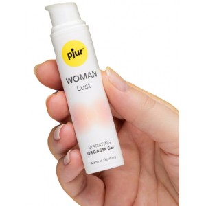 Гель Pjur Woman Lust с эффектом вибрации со вкусом клубники 15 мл (иной угол)