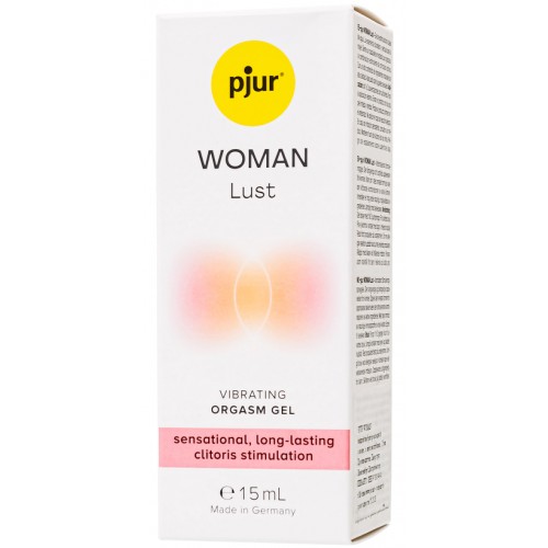 Гель Pjur Woman Lust с эффектом вибрации со вкусом клубники 15 мл