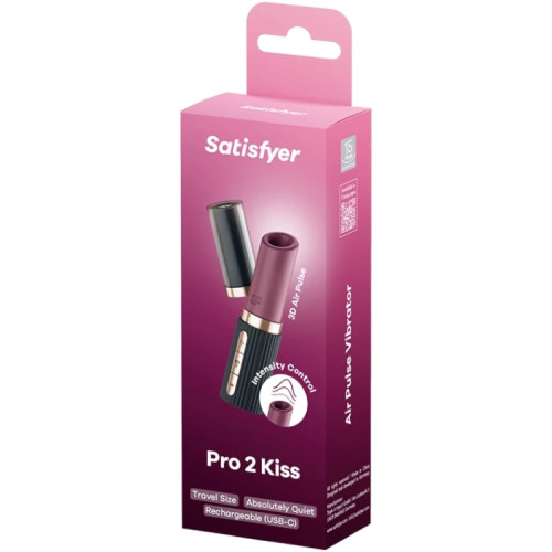 Вакуумно-волновой стимулятор-помада с вибрацией Satisfyer Pro 2 Kiss