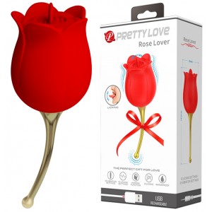 Клиторальный стимулятор Rose Lover в виде розочки
