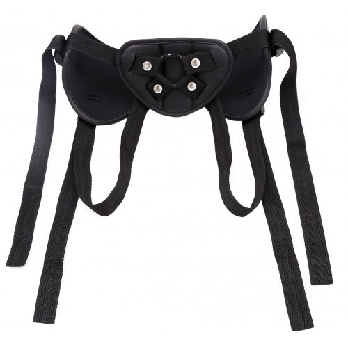 Ремень для страпона черного цвета