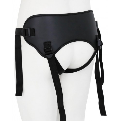 Ремень для страпона черного цвета