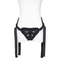 Ремень для страпона черного цвета