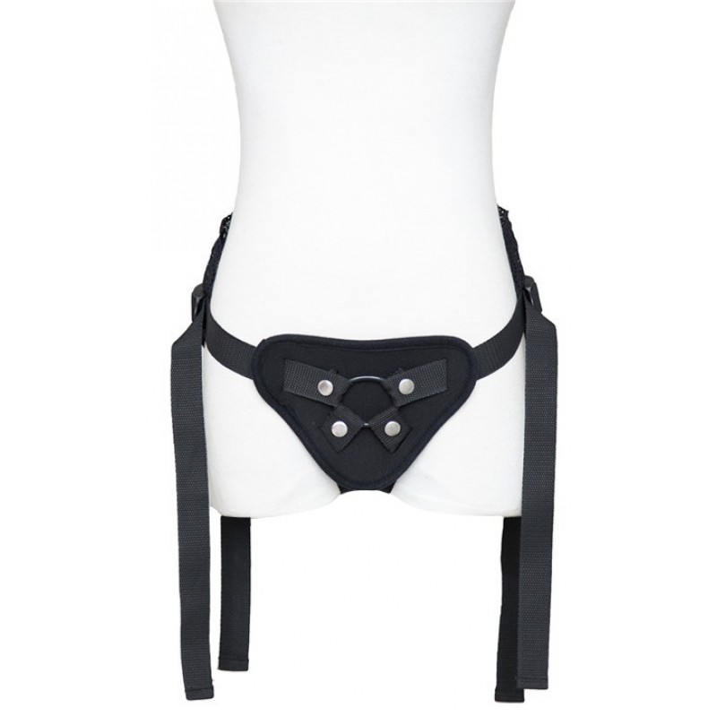 Ремень для страпона черного цвета