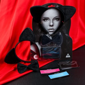 Эротический набор «50 оттенков страсти. Женщина-кошка», 10 карт, 18+ (иной угол)