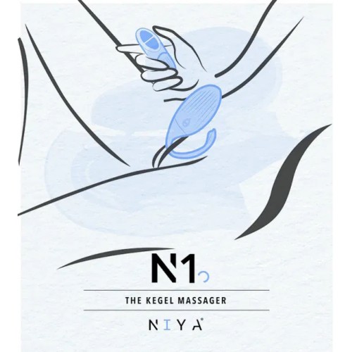 Смарт-вибратор и массажер Кегеля Niya-Niya 1 светло-голубой
