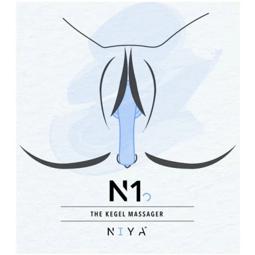 Смарт-вибратор и массажер Кегеля Niya-Niya 1 светло-голубой