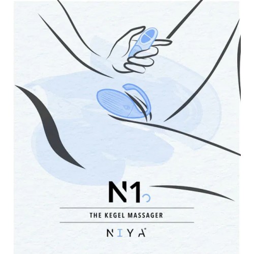 Смарт-вибратор и массажер Кегеля Niya-Niya 1 светло-голубой