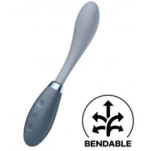 Гибкий вибратор для точки G Satisfyer G-Spot Flex 3 серый (иной угол)