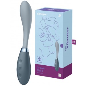 Гибкий вибратор для точки G Satisfyer G-Spot Flex 3 серый