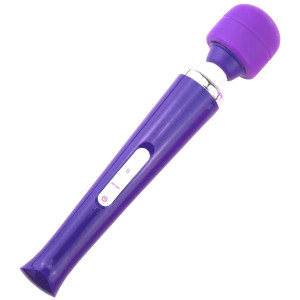 Мощный вибромассажер Love Magic Purple (иной угол)