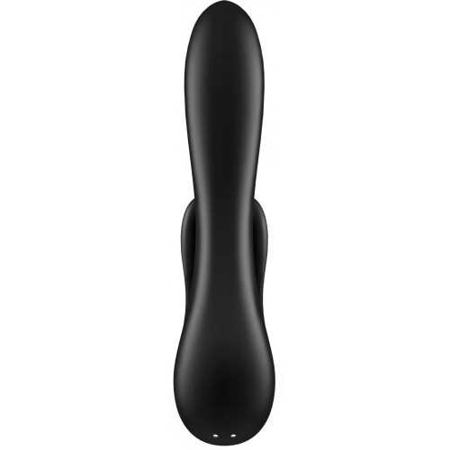 Смарт-вибратор Satisfyer Double Flex Connect App черный