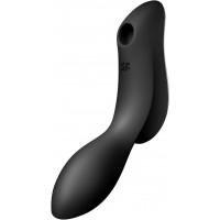 DEMO Вакуумный вибростимулятор для клитора и точки G Satisfyer Curvy Trinity 2 черный