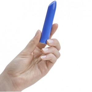 Мини-вибратор We-Vibe Tango перезаряжаемый голубой (иной угол)