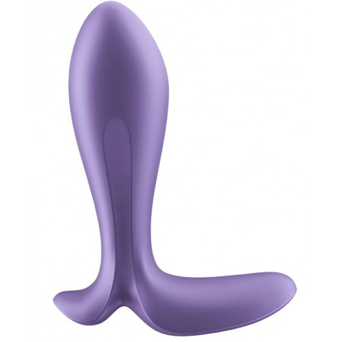 Анальный вибратор Satisfyer Intensity Plug, силикон, фиолетовый, 9 см