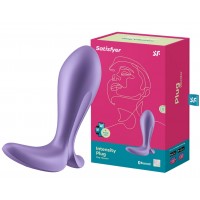 Анальный вибратор Satisfyer Intensity Plug, силикон, фиолетовый, 9 см