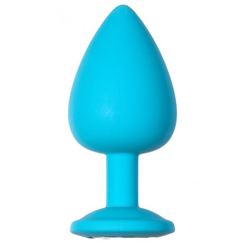 Анальная пробка Emotions Cutie Large Turquoise Light Purple Crystal