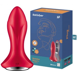 Анальный смарт-стимулятор с вибрацией и ротацией Satisfyer Rotator Plug 1+ красный Анальный смарт-стимулятор с вибрацией и ротацией Satisfyer Rotator Plug 1+ красный