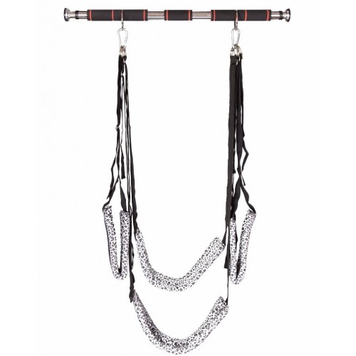 Черно-белые леопардовые секс качели с креплением