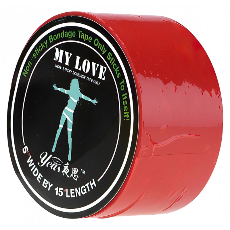 Лента для связывания красная 15 м