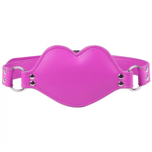 Кляп-фаллос на розовом ремешке