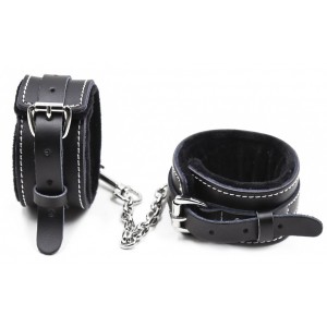 Наручники мягкие кожаные (иной угол)