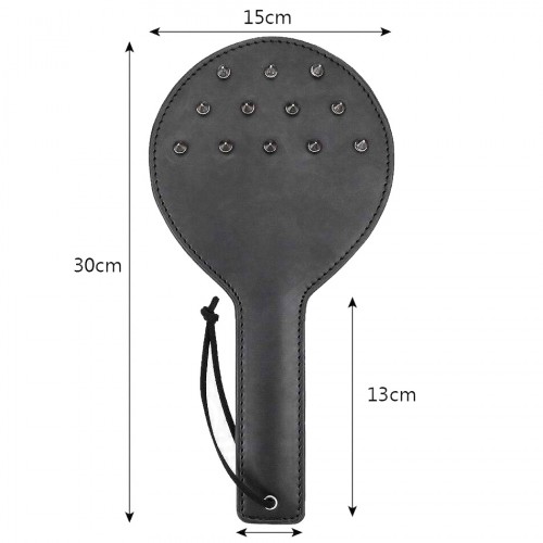 Пэдл черный c шипами