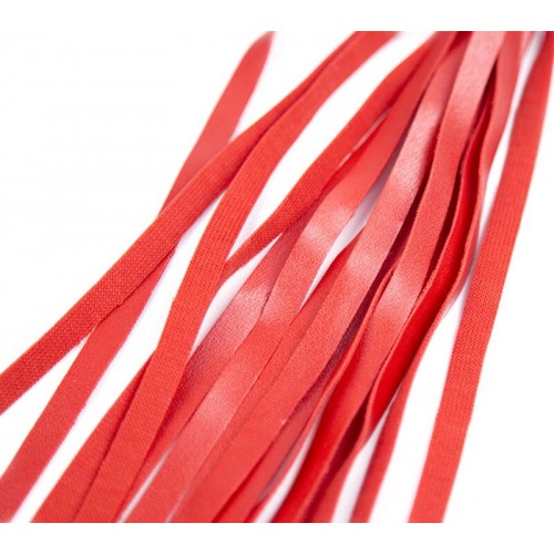 Красная плеть с черно-красной ручкой