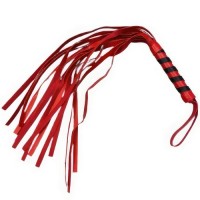 Красная плеть с черно-красной ручкой