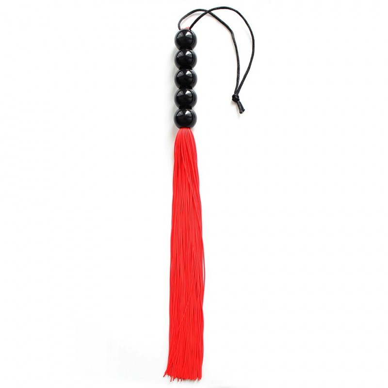 Компактная плеть-флоггер красного цвета