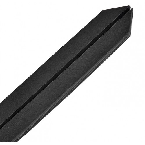 Кожаная плеть-пэдл черная