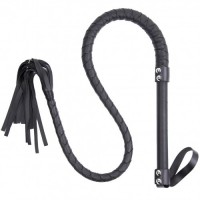 Длинный черный кнут 120 см