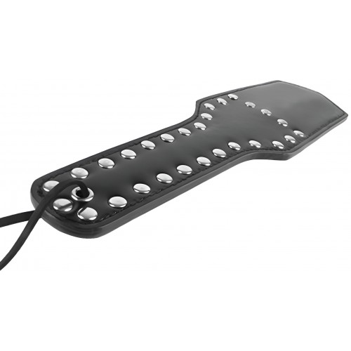 Черный пэдл-шлепалка с заклепками Love Paddle 30 см