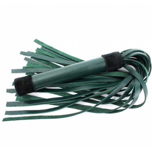 Плеть Lady's Arsenal с гладкой ручкой 45 см изумруд