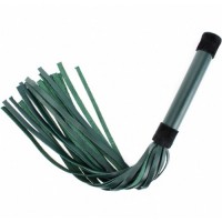 Плеть Lady's Arsenal с гладкой ручкой 45 см изумруд