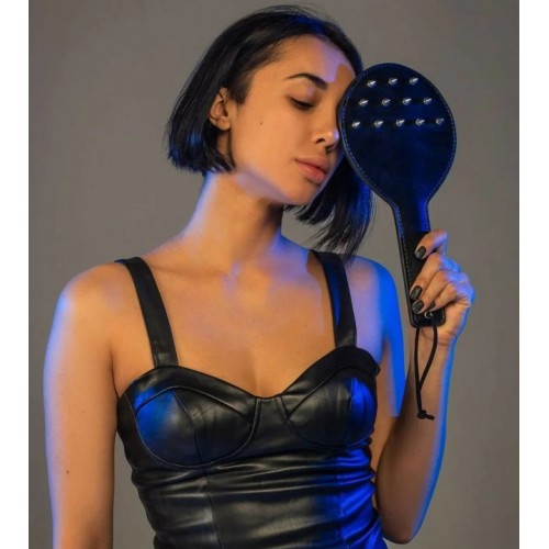 Пэдл черный c шипами