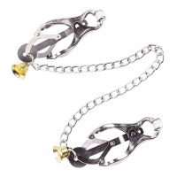 Металлические зажимы на соски клевер с цепочкой