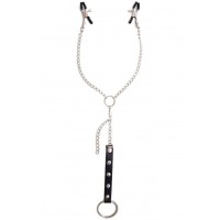 Зажимы для сосков с кольцом и ремешком