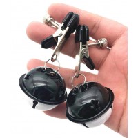 Зажимы с черно-белыми колокольчиками