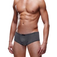 Мужские трусы-хипсы в полоску Envy черно-белые S/M