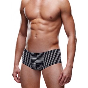 Мужские трусы-хипсы в полоску Envy черно-белые S/M